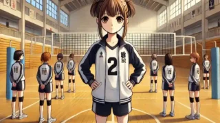 バレー部に体験入部の女子