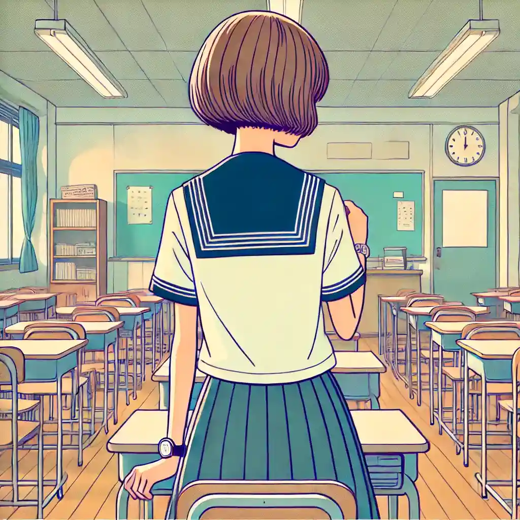 教室にいる女子