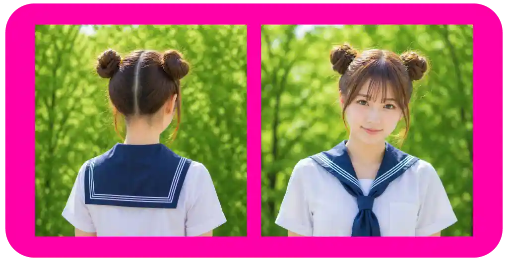 ツインお団子