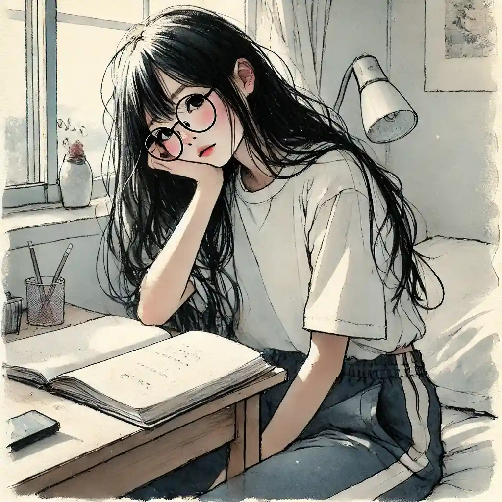 アンニュイな女子