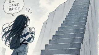 65の壁にビビる女子