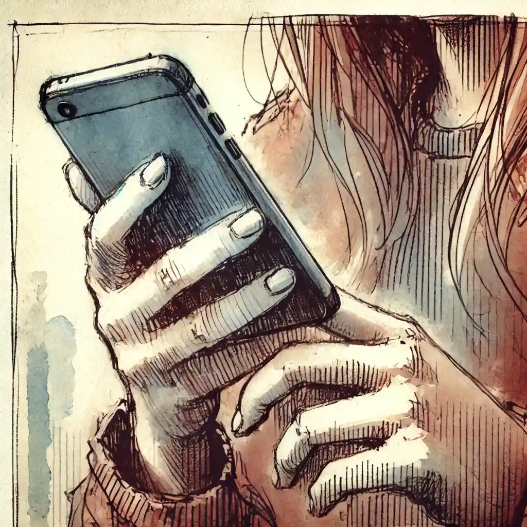 スマホで一気に現実に戻る