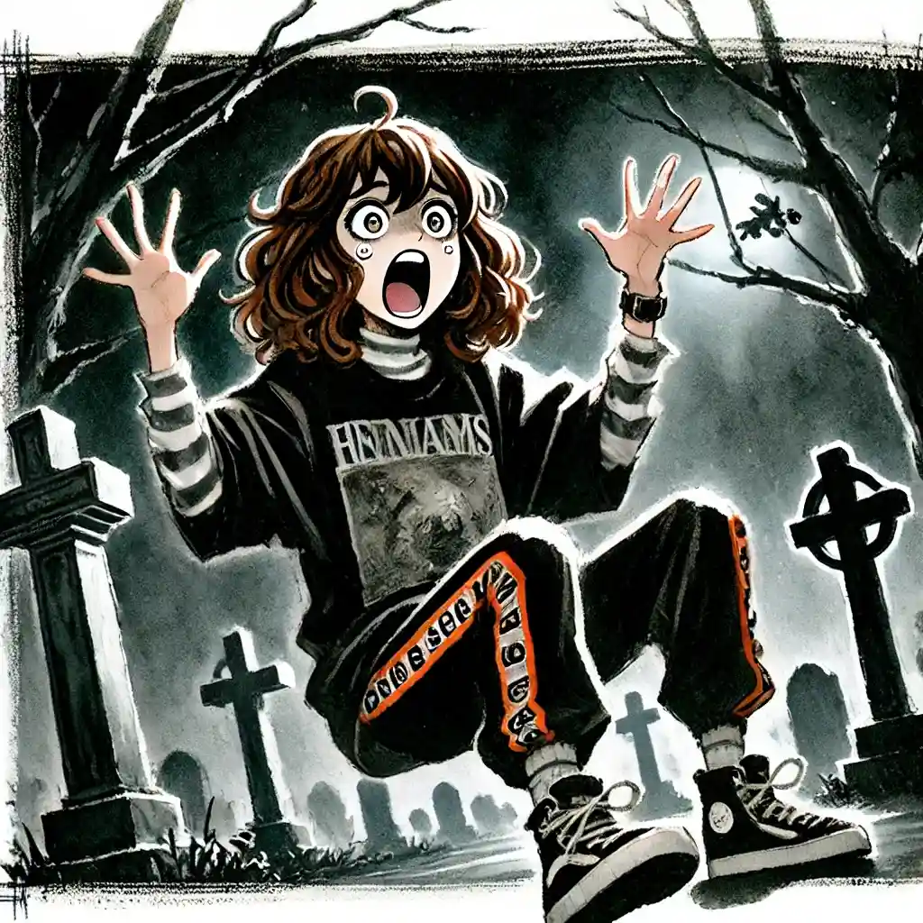 驚いている女子