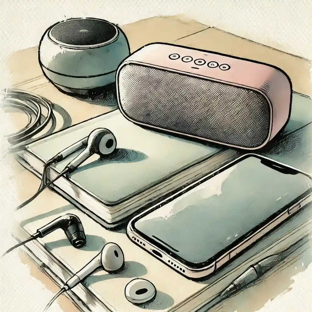 音楽を聴くガジェット