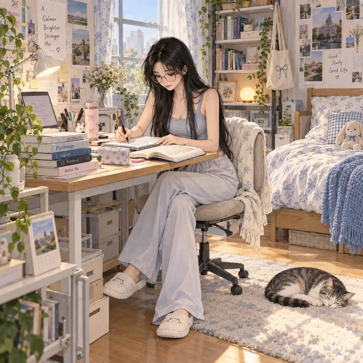 実は勉強している女子