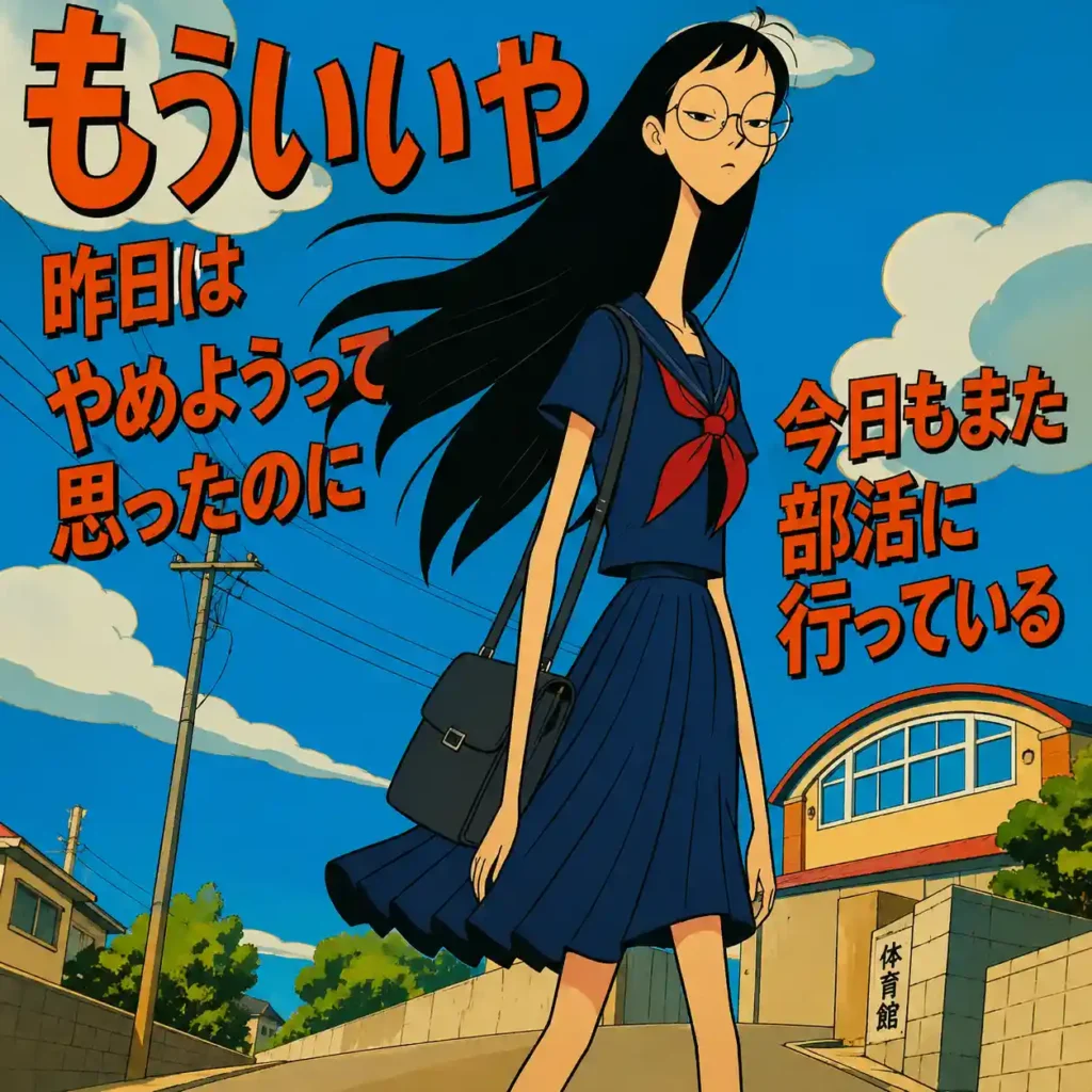 部活あるある　もういいやと思ったのに翌日また普通に行ってしまう瞬間