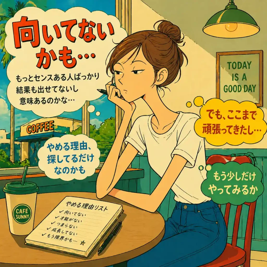 部活あるある　向いてないかもと思ってやめる理由を探してしまう瞬間