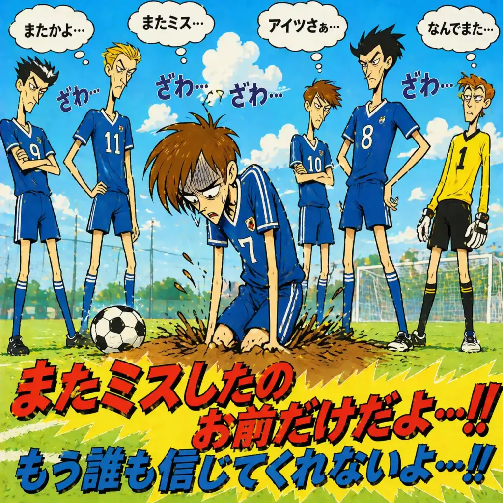 自分だけ同じミス繰り返して、空気がだんだん重くなる瞬間