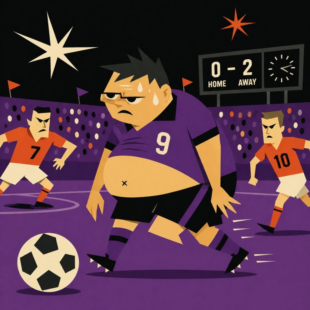 食べすぎて試合で動けない