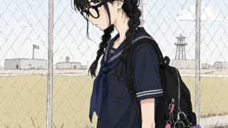 思い詰めて帰る女子