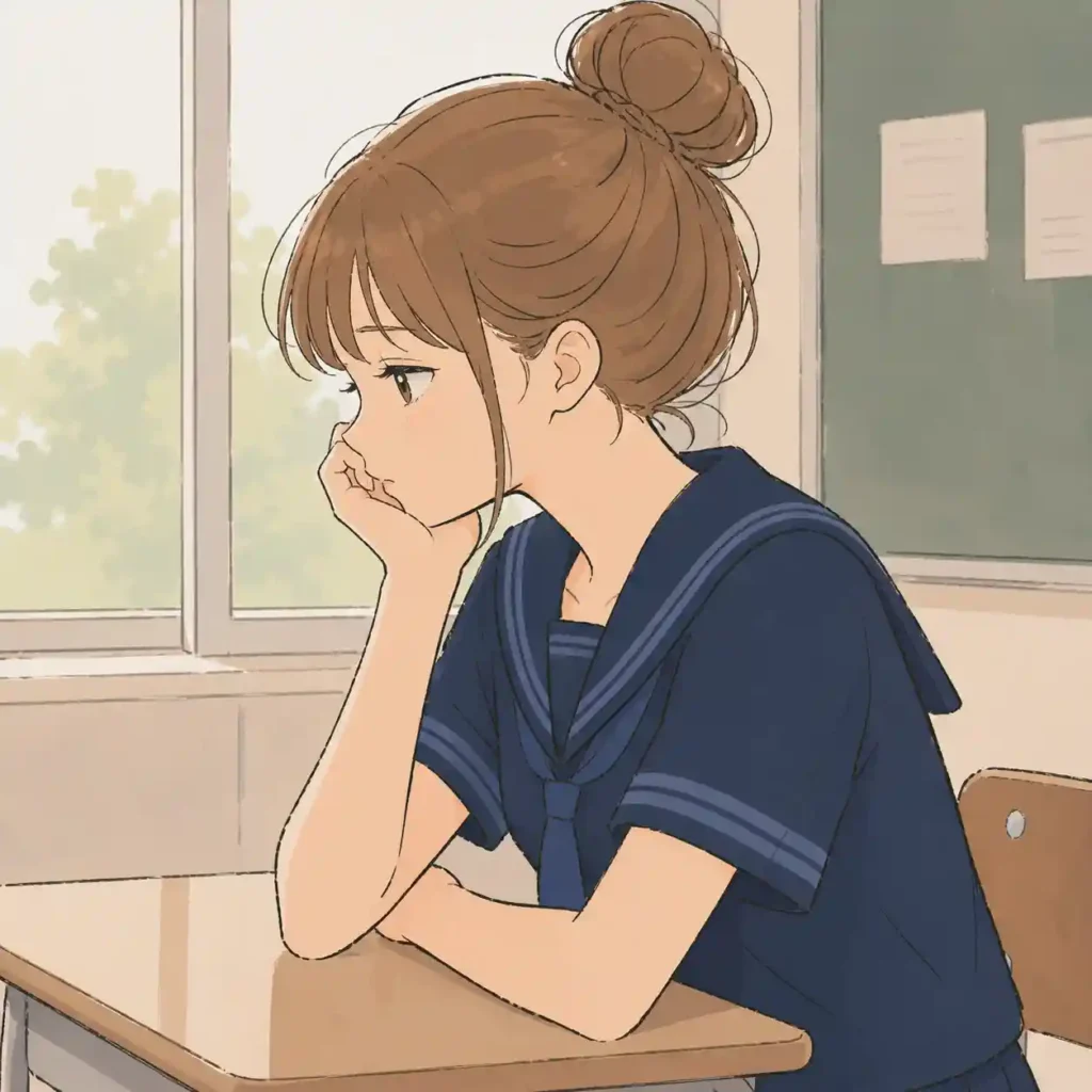 まだ悩む女子
