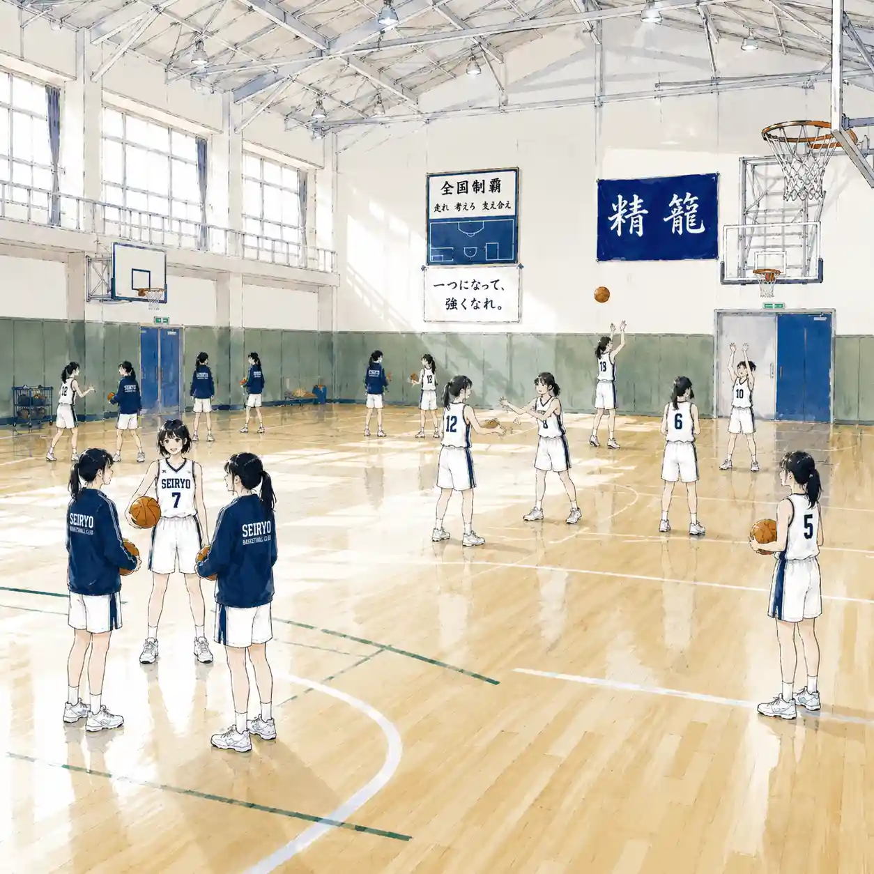 練習中のじょバス