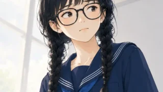 コミュニケーションに不安げな女子