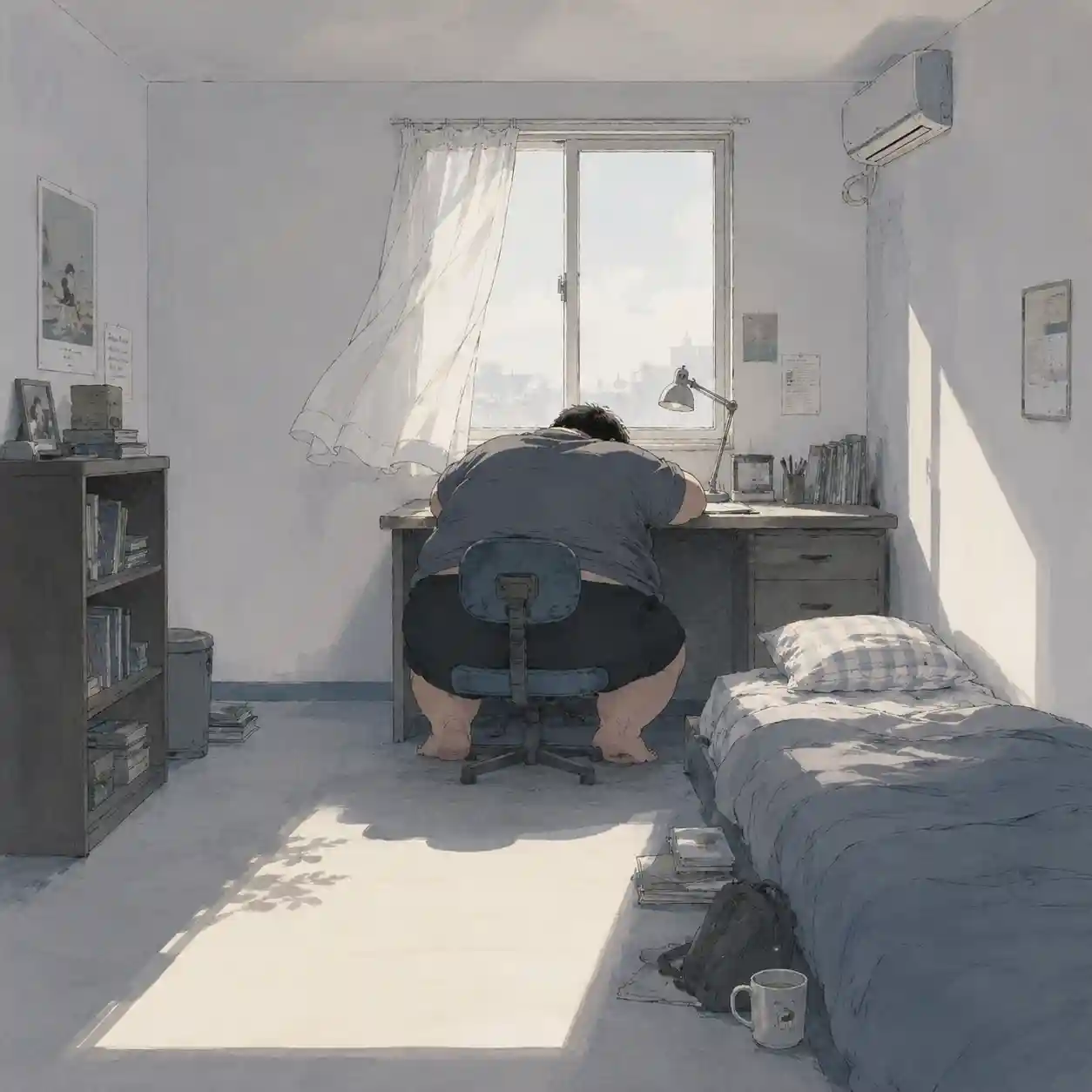 仲間はずれを悩む男子