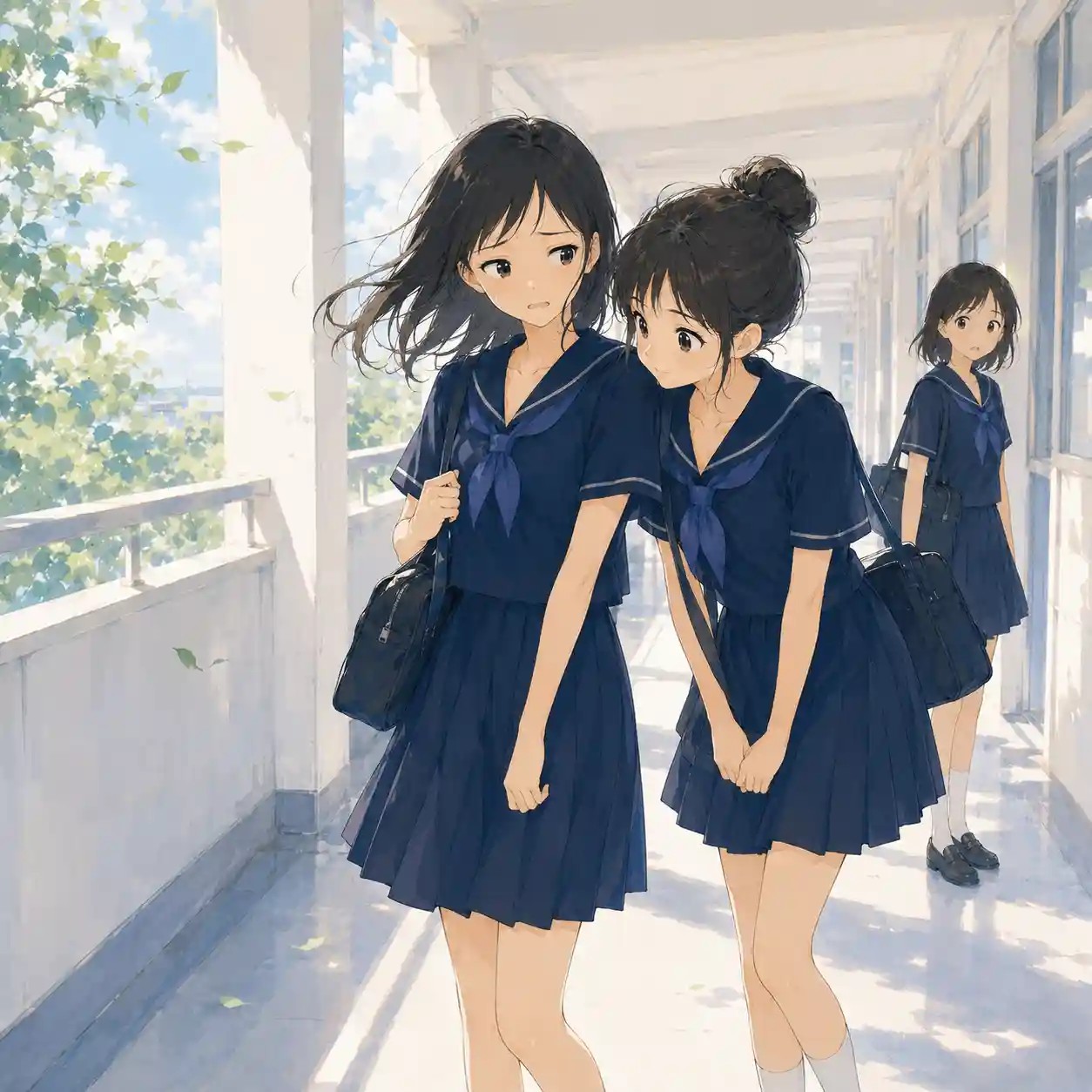 同じ子の横にいる女子