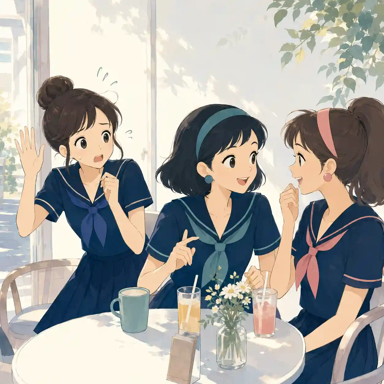 会話に入れない女子