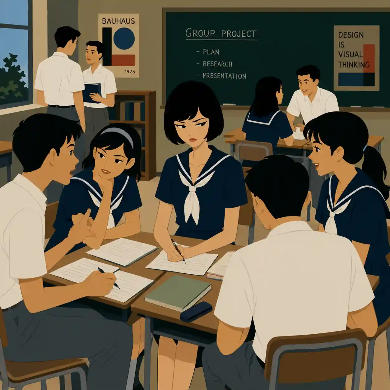 グループワークが嫌いな女子
