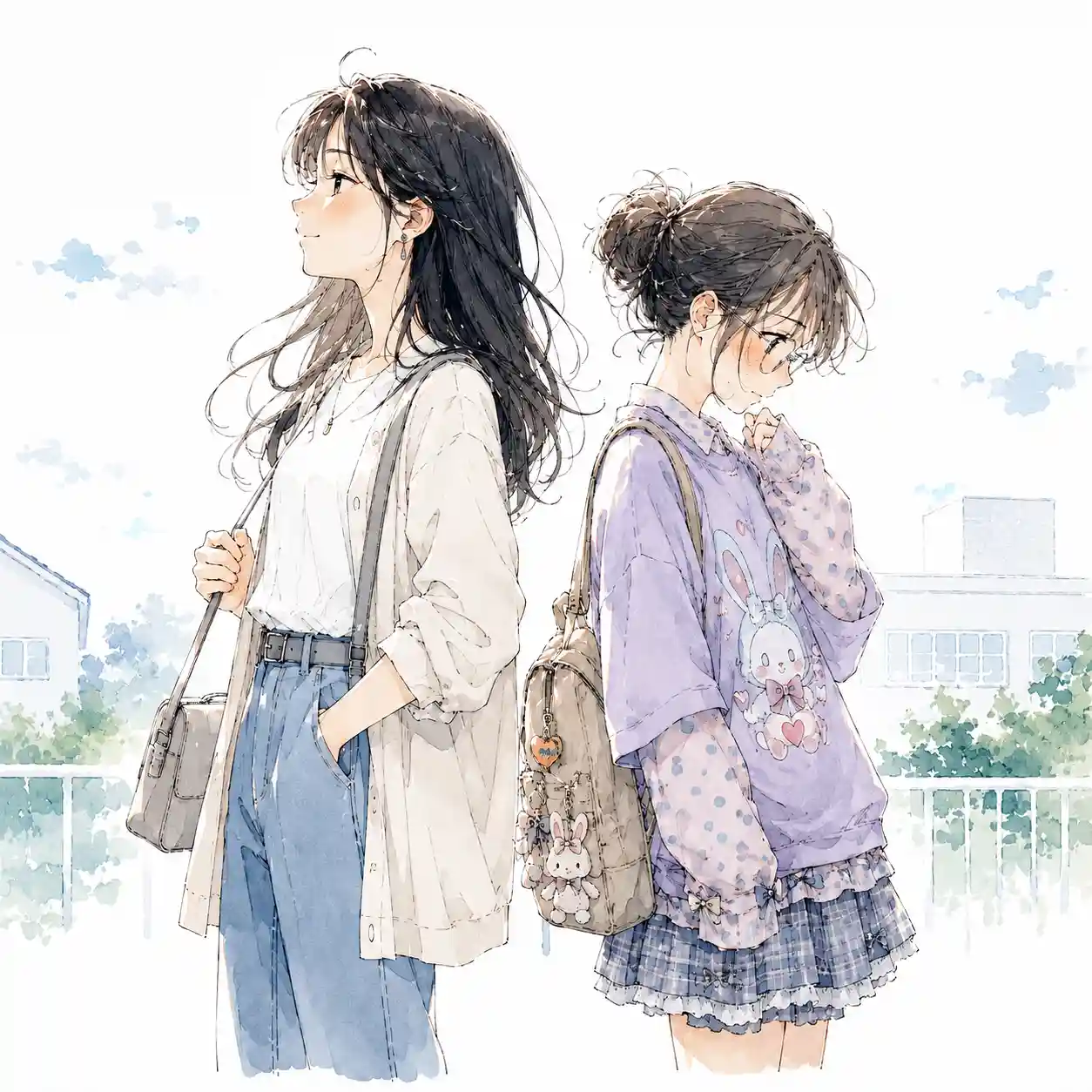 おしゃれな子とダサい子