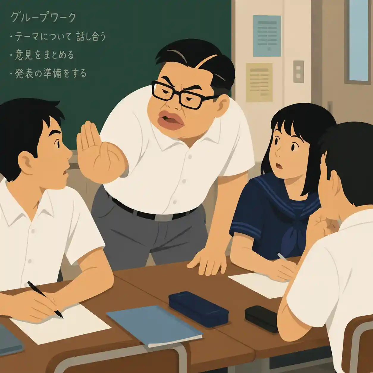 意見をすぐ否定する人