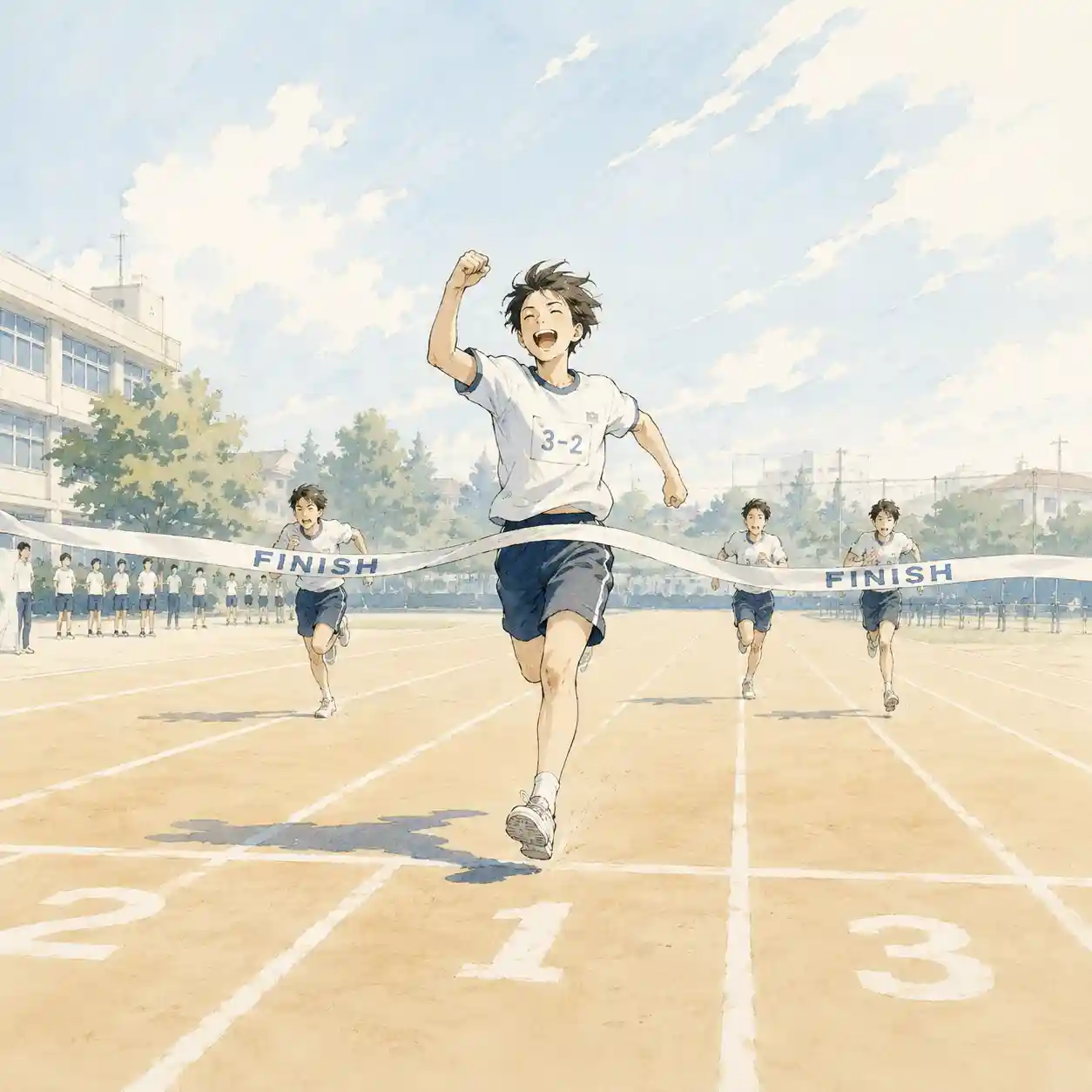 足が速い男子
