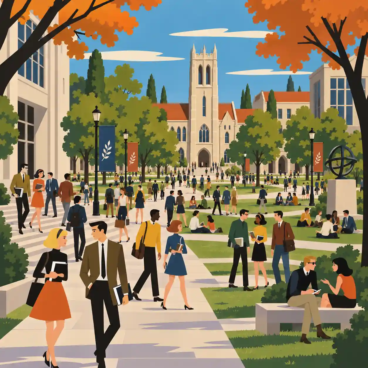 大学の風景