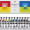 Amazon | ターナー色彩(Turner Color) ポスターカラー 12色スクールセット PC12C 11ml